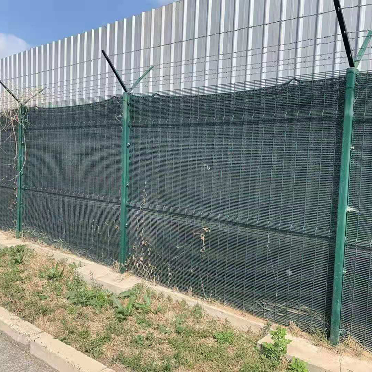 核電站防御金屬圍網施工安裝圖片1